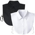 thumbnail image 1 of Fake Collar Detachable Dickey Collar Blouse Half Shirts Peter Pan Faux False Collar for Women & Girls Favors, 1 of 14