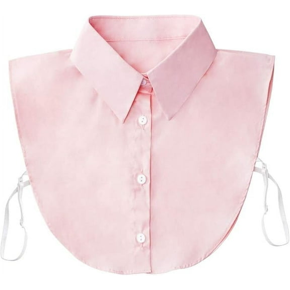 Fake Collar Detachable Dickey Collar Half Shirts Round Collar Blouse False Collar Top for Women Girls Outfits