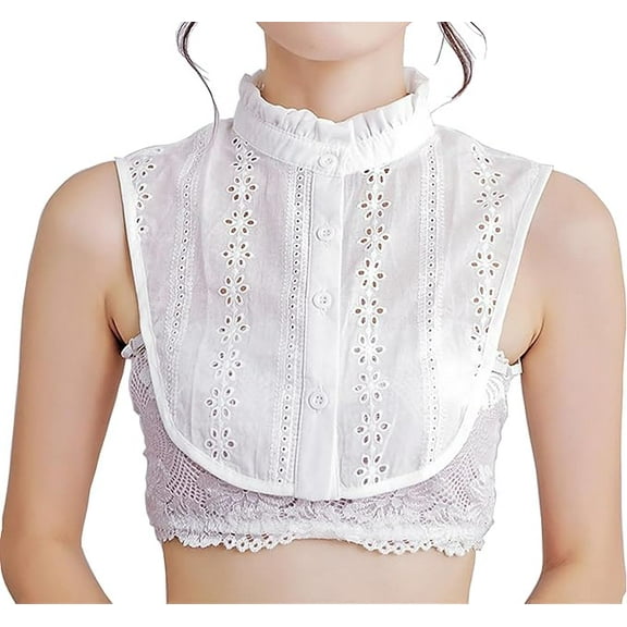 Fake Collar Detachable Half Shirt False Collars Dickey Collar for Blouse Dresses