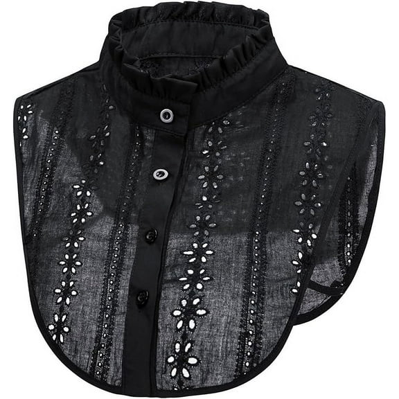 Fake Collar Detachable Half Shirt False Collars Dickey Collar for Blouse Dresses