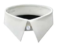 dress shirt separate collar Vintage Evening Detachable Collar, Stiff Front And Soft Shirts