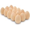 thumbnail image 1 of Fake Eggs to Paint, Pack of 25 Smooth Standable Wooden Eggs for Crafts, 2-1/2 Inch Wooden Easter Eggs Decor, Wood Chicken Eggs to Paint & Dye, by Woodpeckers, 1 of 10