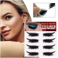 thumbnail image 1 of Fake Eyelash Eyeliner Sticker Kit - 2 in 1 Reusable Lash Stickers 4 Pair Self Adhesive Cat Eye False Eyelashes Makeup Set for Women Party Halloween Cosplay Birthday Beauty Gift Set, 1 of 6