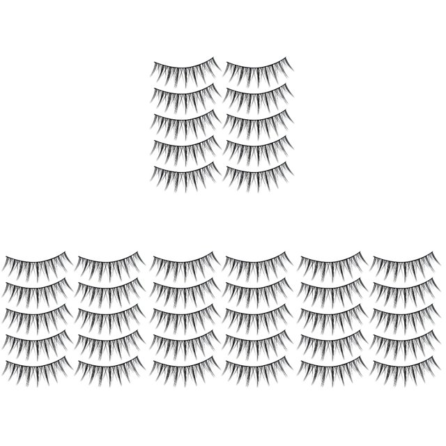 Fake Eyelashes Washing Capsules Natural Flowers Knows Makeup Cluster Kit Individual False Cross