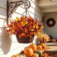 thumbnail image 1 of Fake Fall Flowers Outdoors, Autumn Artificial Flowers Faux Silk Plastic Plants Fall Decorations for Home Outside Yard Garden Porch Patio Harvest Decor, Multicolor, 1 of 5
