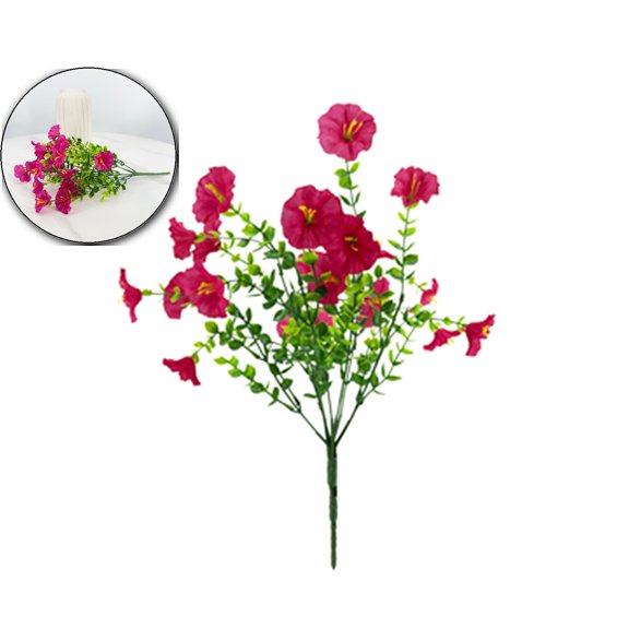 Fake Faux Plant Artificial Flowers for Outdoors, Uv Resistant Daisies Silk Flowers Decoration for Indoors Window Boxes Gardens Wedding Summer Home Grave Decor