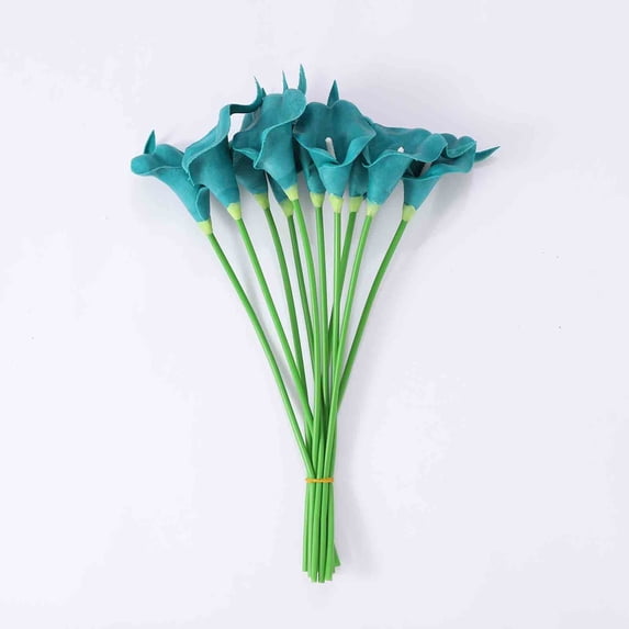 Flower Artificial Anthurium Flowers 10Pcs, Silk Anthurium for Home Decor Floral Arrangements Bouquets, Wedding Centerpiece Vase Filler Party Supply