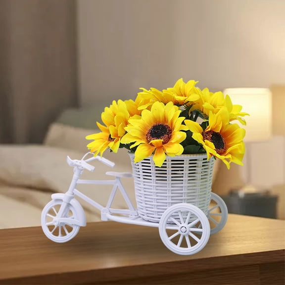 Fake Flower Bouquet Creative Plastic Artificial Decoration For Car Floats And Home Derco 1Pc, Household Imitation