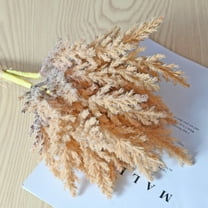 Fake Flower Bouquet Natural Dried Bouquet Boho Home Decor Bouquet Decor Dried Floral Arrangement For Home & Wedding Decorations,Brown Simulated Pendant