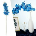 thumbnail image 1 of Fake Flower Bouquet Simulated Phalaenopsis 10 Artificial Flowers Simulated Flower Household Wedding Flower Arrangement High Grade Flower Art Orchid Wedding Decoration Silk Flower,Blue Household Imita, 1 of 6