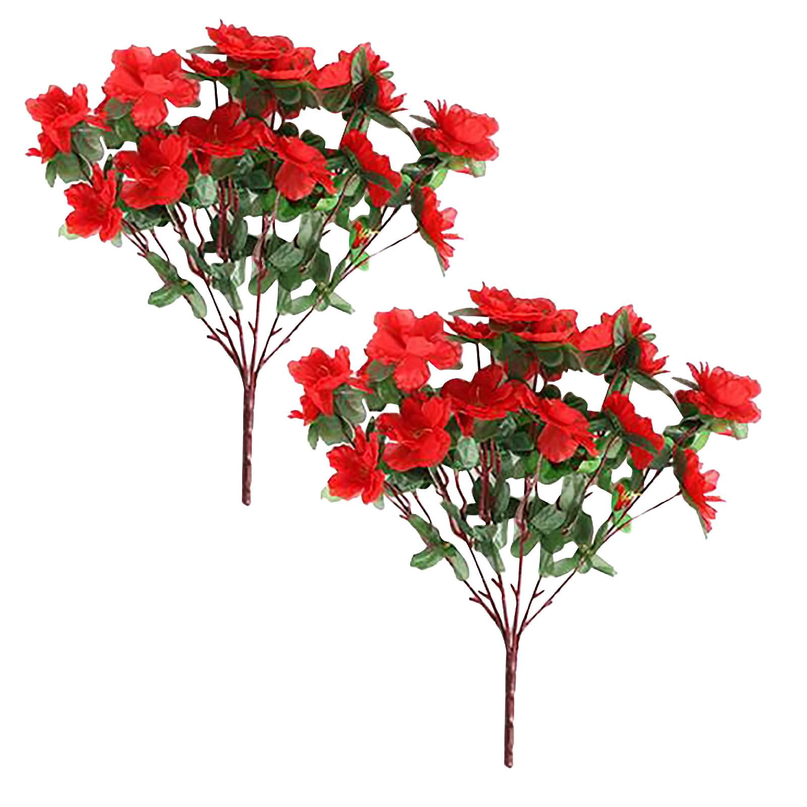 Fake Flower Bouquet,Simulation Azaleas Flower Decoration Flower Bed