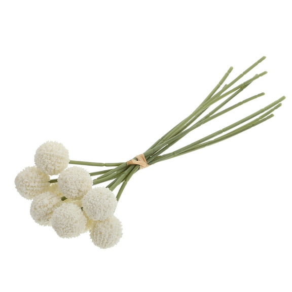 Fake Flower Party Artificial Garland Burgundy Chrysanthemum Bride White