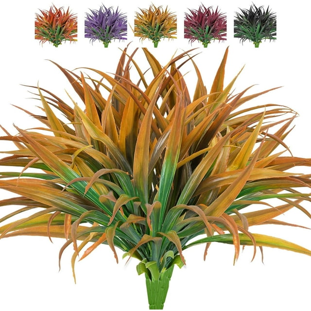 Fake Flower Plants 6PCS Artificial Greenery Stems Morning Glory Shrubs