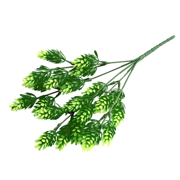 Fake Flower Vivid Anti-fade Plastic Simulation Cypress Leaf for Home