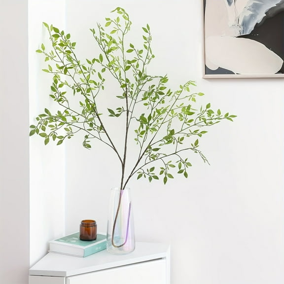 Fake Flowers,90 Cm Artificial Plant For Vase Artificial Greenery Stems For Indoor Home Room Decor No Watering And Are Immune To