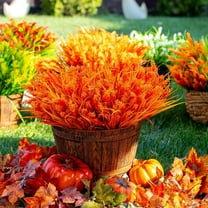 Fake Flowers Artificial Fall Plants Home Garden Decoration Rural Style Fall Outdoor Decoration Simulation Green Plants