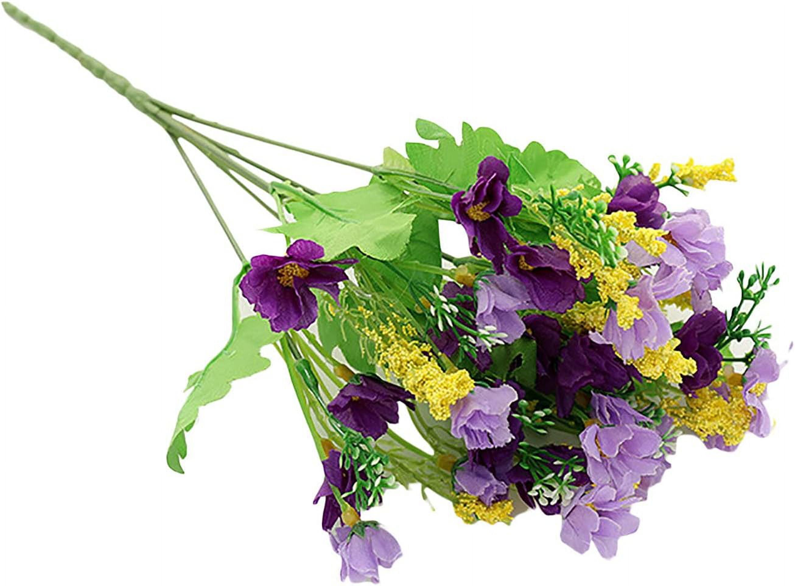 Fake Flowers Artificial Flower Faux Silk Daisy Wildflowers Shrubs