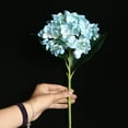 thumbnail image 1 of Fake Flowers with Ceramic Vase, Faux Hydrangea Peony Artificial Flowers Arrangements in Vase Decoration for Dining Table Centerpiece Home Office Decor Party Wedding, 1 of 3