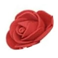 thumbnail image 1 of Fake Flowers Clearance! Artificial Flowers Roses Flower Heads Coral Red Foam Roses for Diy Craft Wedding Centerpieces Arrangements Cake Decor Home Decorations Flower*1, 1 of 1