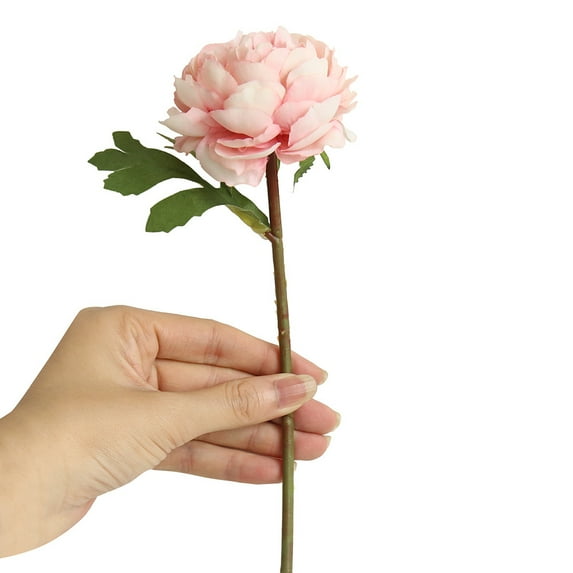 Fake Flowers Clearance! Single Head Small Tea Rose Night Rose Artificial Flower Fake Flower Bouquet Light Pink 1 Artificial Rose Flower Big Sale!