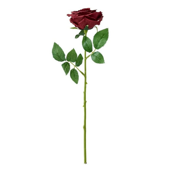 Fake Flowers, Fall Decor - Dienrx Champagne Roses Artificial Flowers Silk Flowers Realistic Faux Roses Bouquet Long Stem for Wedding Home Birthday Decoration, 1*Artificial Flower