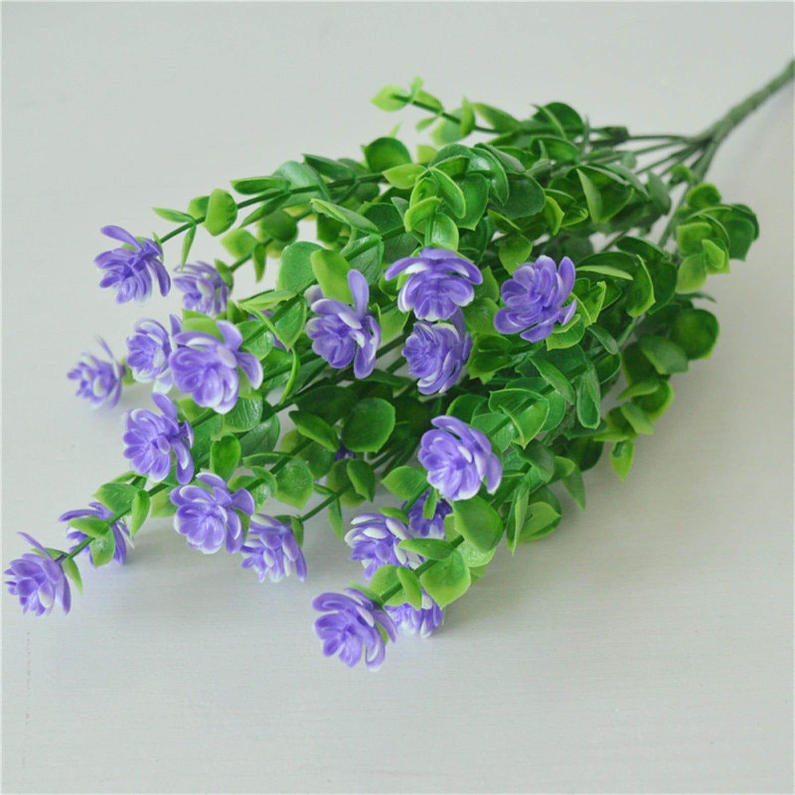 Fake Flowers Fall Decor Imitation Seven Headed Camellia Plastic Flower