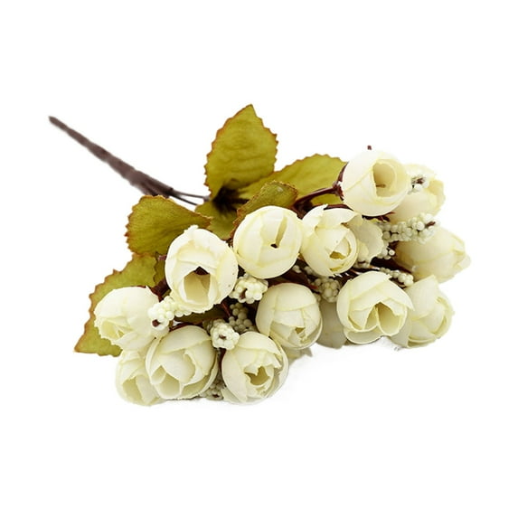 Fake Flowers Outdoor Artificial Flowers Colorful Flower Camellia 6Pcs with Stem Realistic Rose Wedding Home Table Centerpiece Faux Floral Rose Artificial Flowers Clearance!