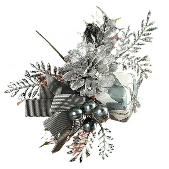 Fake Flowers Pine Cone Flower Branch Wreath Handmade Gift Packaging D Artificial Flowers Clearance! 1 Decoration