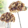 thumbnail image 1 of Fake Flowers,Hydrangea Flowers Artificiales Bouquets Hydrangea With Stems For Home Wedding Table Core Decoration, 1 of 9