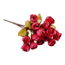 Fake Flowers Outdoor Artificial Flowers Colorful Flower Camellia 6Pcs with Stem Realistic Rose Wedding Home Table Centerpiece Faux Floral Rose Artificial Flowers Clearance!