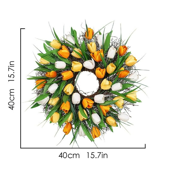 Fake Flowers Promotion Sale! Nomeni 17 Inch Simulation Long Leaf Garland Wall Hanging Door Hanging Decoration, Home Decor Clearance Sale