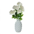 thumbnail image 1 of Fake Flowers Promotion Sale! Nomeni Artificial Chrysanthemum Bouquet Plastic Flower Chrysanthemum Sacrificial Flower Decoration Silk Flower Decoration, Home Decor Clearance Sale White, 1 of 6