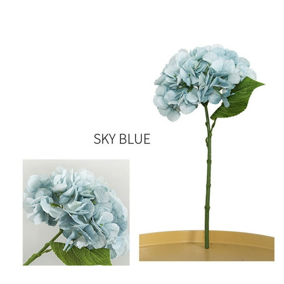 Fake Flowers Promotion Sale! Nomeni Home Decoration Simulation Flower Hydrangea Wedding Road Layout Simulation Single Hydrangea, Home Decor Clearance Sale