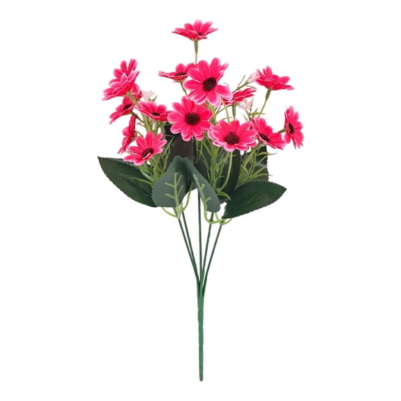 Fake Flowers, Realistic Daisy Artificial Flowers with Stems for Home Office Table Centerpieces Weddings
