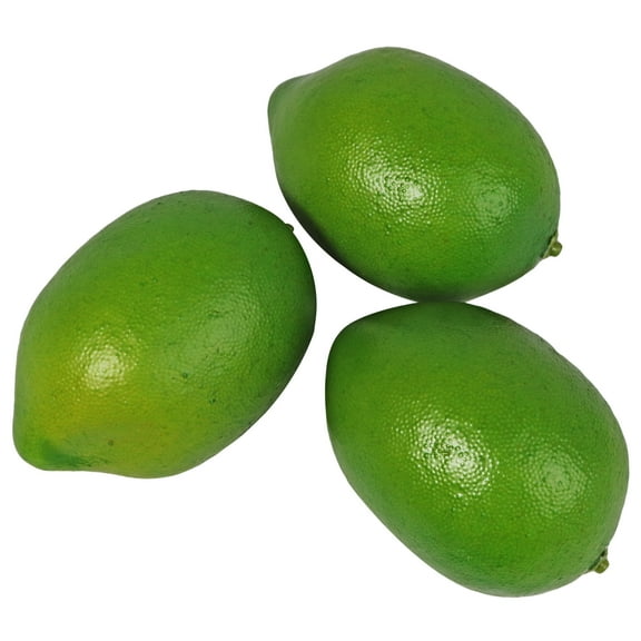 Fake Fruit Artificial Realistic Lifelike Decorative Foam Fruits & Vegetables (9pcs Green Lemons)