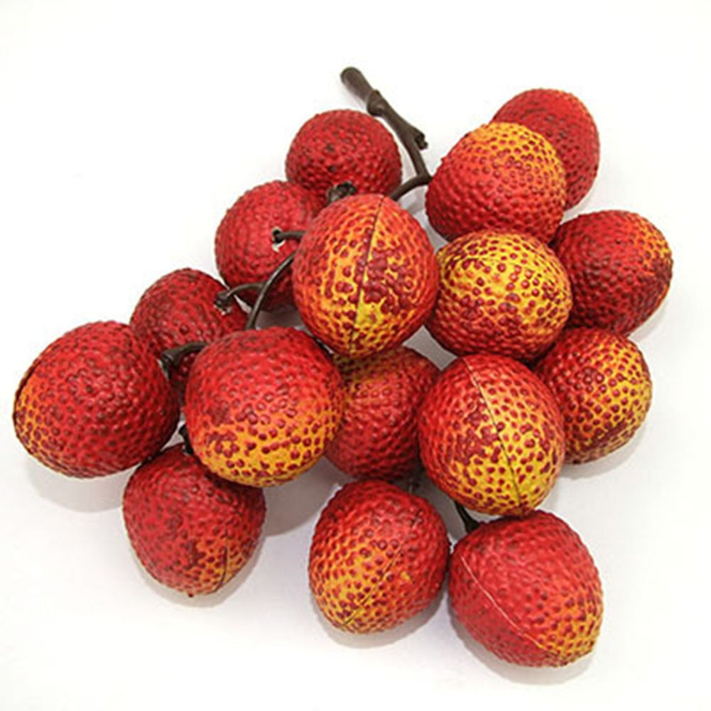 Fake Fruit Longan Artificial Lychee Blueberry Cherries Home Decor