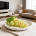 thumbnail image 1 of Fake Grape Bunch Hanging Decoration – Plastic Artificial Grapes with Leaves for Kitchen Decor, Wedding Centerpieces, Photo Props, 1 of 6