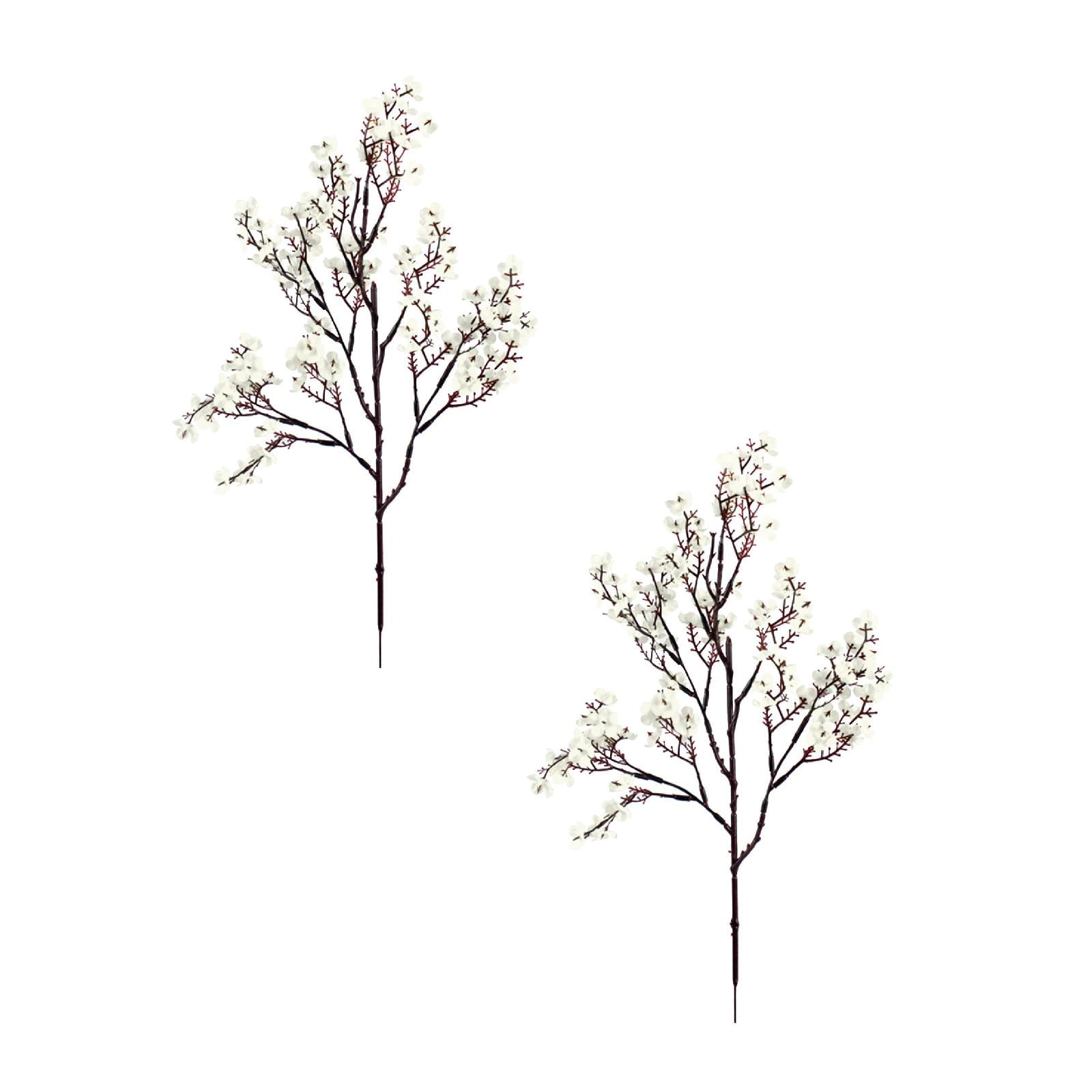 Fake Hanging Plants,12 Pcs Fall Faux Flowers Babys Breath Flower Bulk