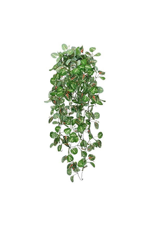 Fake Hanging Plants, Artificial Small Potted Plants For Indoor Outdoor Aesthetic Office Living Room Shelf Decor D