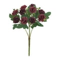 thumbnail image 1 of Fake Hydrangea Flowers, Artificial Silk Hydrangeas with Stems, Faux Hydrangea Bouquets for Home Wedding Party Table Core Decoration, 1 Pcs, 11.4x4.72", 1 of 9