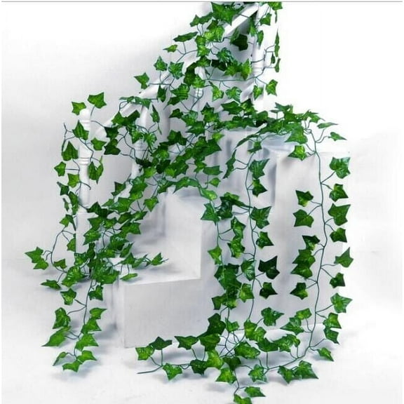 Fake Ivy Leaves, Artificial Greenery vines for decor, room wedding decor garland