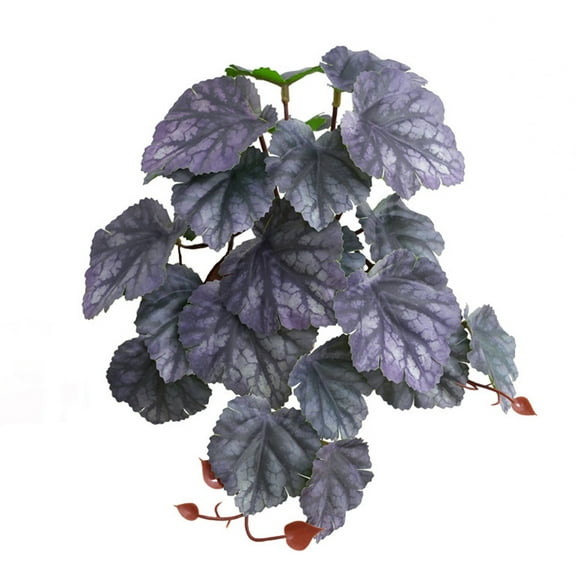 Fake Leaves Artificial Terrarium Plant for Hermit Crabs Lizards Geckos Snakes Habitat Decor