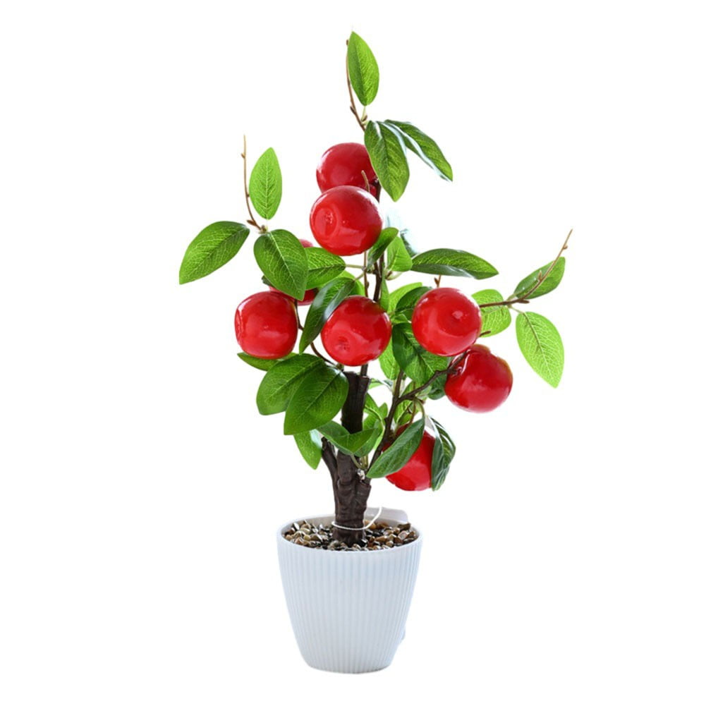 Fake Lemon Plant Artificial Fruit Potted Plant for Desk Office Table ...