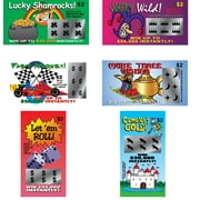 Fake Lottery Tickets-30 Pack- Fake Winning Lottery Tickets-6 Fake Scratch Off Tickets Designs Look Real Wholesale Bulk Pack for Gag Gifts Pranks
