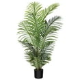 DR. Planzen's 4 Feet Tall Majesty Palm, Artificial Ravenea Rivularis in
