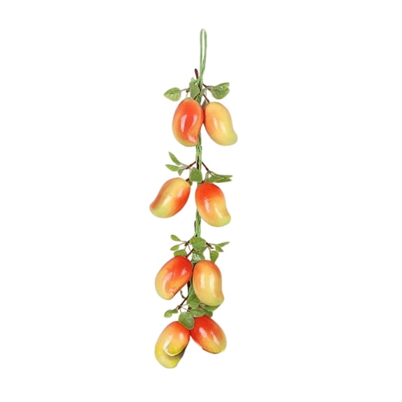 Mango Artificial Fruits Foam Mangos Highly Simulated Lifelike for House Kitchen Party Pub Decoration Cabinet Ornament - Artificial Hanging Mango