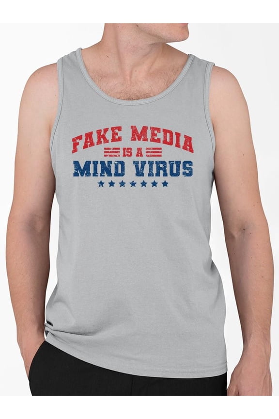 Fake Media - Mind Virus Tee Tank Top Men's