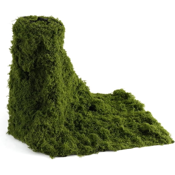 Fake Moss Mat Artificial Moss Roll - 12" x 71"Cloud Soft Feel Moss Table Runner for Decor, Faux Grass Mat for Crafts, DIY Fairy Garden, Wedding & Party Decorations (Realistic Green: 30x180cm)