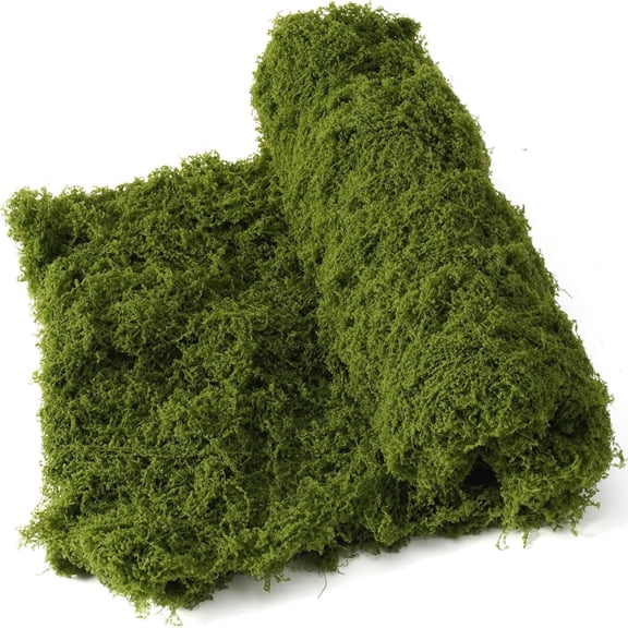 Fake Moss Mat for DIY, 39.37IN Square Artificial Moss Rug & Sheet for Plants, Table, Mushroom, Kokedama, Clothes, Ribbon, Turf