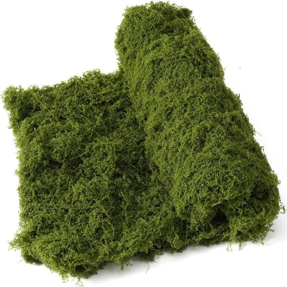 39.37" Square Fake Moss Rug, Artificial Turf Sheet for DIY Table & Plant Craft Decor